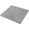 Ceramica azzurra Piatto doccia 90x90 h.4 in ceramica grigio Pietraceramica di Ceramica Azzurra