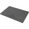 Ceramica azzurra Piatto doccia 70x100 h.4 in ceramica nero Pietraceramica di Ceramica Azzurra