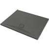 Ceramica azzurra Piatto doccia 80x100 h.4 in ceramica nero Pietraceramica di Ceramica Azzurra