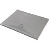 Ceramica azzurra Piatto doccia 80x100 h.4 in ceramica grigio Pietraceramica di Ceramica Azzurra