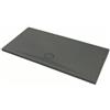 Ceramica azzurra Piatto doccia 70x120 h.4 in ceramica nero Pietraceramica di Ceramica Azzurra