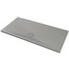 Ceramica azzurra Piatto doccia 70x120 h.4 in ceramica grigio Pietraceramica di Ceramica Azzurra