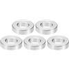 PATIKIL Distanziali Acciaio Inossidabile M8, 5Pz Rondelle Metallici Guarnizione Acciaio Inossidabile 8,2mm ID x 16mm OD x 4mm L Rotondo Distanziatori Kit Viti da 5/16 o M8
