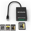 Yeemie Pro XQD Card Reader, Lettore Schede XQD USB C per Sony serie G/M, Lettore XQD USB C da 5 Gbps, XQD Lettore per iPhone 15, Mac OS, Android, Windows