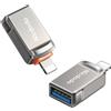 mcdodo Adattatore Lightning a USB 2 pezzi Adattatore Lightning USB per fotocamera compatto USB 3.0 OTG per iPhone/iPad, hub di supporto, tastiera MIDI, mouse, lettore di schede