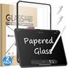 Esanik 2 Pezzi Effetto Carta Pellicola in Vetro per iPad Air 13 Inch M3/M2 (7 Generazione/6 Generazione, 2025/2024), Opaco Vetro Temperato Prottetiva Opaca Antiriflesso, Feel like Paper