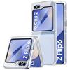 Locofun Cover per Samsung Galaxy Z Flip 6 5G / Z Flip6, Trasparente Custodia con Pellicola Protettiva, Ultra TPU Sottile Antiurto, Anti Graffio Protezione Case Ricarica Magnetica Wirelesse