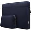 TECOOL 15,6 Pollici Custodia PC Portatile per 15-15,6'' Lenovo Thinkpad Ideapad Dell Acer ASUS HP Chromebook Notebook Laptop, Custodia MacBook Pro 16 M3 M2 M1 Pro/Max 2023-2019,Blu scuro