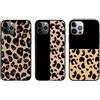 Pnakqil 3 Pezzi Custodia per Samsung Galaxy S9 5.8 Pollici, Antiurto Ultra Sottile Opaco Cover in TPU Silicone Morbido Protettiva Carina Design Aesthetic Motivo Bumper Case per Samsung S9,Leopardato