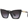 Burberry BE4372U 30018G | Occhiali da Sole Graduati o Non Graduati | Prova Online | Plastica | Cat Eye, Ovali / Ellittici | Nero | Adrialenti