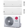 LG Climatizzatore DualSplit Libero Smart 7+9 con MU5R30.U42 Inverter R-32 Wi-Fi Classe A++ ,