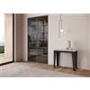 Itamoby Consolle allungabile 90x40/300 cm Flame Evolution telaio Antracite