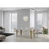 Itamoby Tavolo allungabile 90x160/264 cm Flame telaio Oro