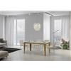Itamoby Tavolo allungabile 90x160/264 cm Flame Evolution telaio Oro