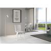 Itamoby Sedia Trudy gambe bianche cuscino bianco 01