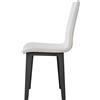 Itamoby Sedia Armida gambe Antracite cuscino Bianco 01