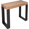 Itamoby Consolle allungabile 90x40/190 cm Tecno Small telaio Antracite