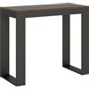 Itamoby Consolle allungabile 90x40/300 cm Tecno Evolution telaio Antracite