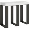 Itamoby Consolle allungabile 90x40/196 cm Sintesi Small telaio Antracite