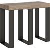 Itamoby Consolle allungabile 90x40/300 cm Sintesi Premium telaio Antracite