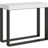 Itamoby Consolle allungabile 90x40/196 cm Elettra Small telaio Antracite