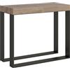 Itamoby Consolle allungabile 90x40/300 cm Elettra Premium telaio Antracite