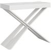 Itamoby Consolle allungabile 90x40/196 cm Diago Small telaio Bianco