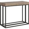 Itamoby Consolle allungabile 90x40/196 cm Epoca Small telaio Antracite
