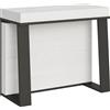 Itamoby Consolle allungabile 90x40/288 cm Asia telaio Antracite