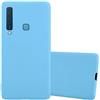 Cadorabo Custodia per Samsung Galaxy A9 2018 in CANDY BLU - Morbida Cover Protettiva Sottile di Silicone TPU con Bordo Protezione - Ultra Slim Case Antiurto Gel Back Bumper Guscio