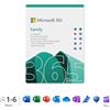 Microsoft 365 Family | 12-Month Subscription | Up to 6 People | Word, Excel, PowerPoint | 1TB OneDrive Cloud Storage | PC/Mac Download | Activation Required