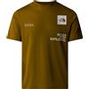 The North Face - T-shirt traspirante e versatile - M Graphic Boxes Foundation SS Tee Moss Green per Uomo - Taglia S,M,L,XL,XXL - Verde