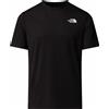 The North Face - T-shirt traspirante e versatile - M 24/7 Box Nse SS Tee TNF Black per Uomo - Taglia S,M,L,XL - Nero
