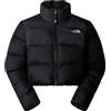 The North Face - Giacca corta con zip - W Cropped Saikuru TNF Black/Asphalt Grey per Donne in Pelle - Taglia XS,S,M,L,XL - Nero