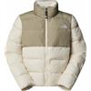 The North Face - Giacca con zip - W Saikuru Jacket White Dune/Clay Grey per Donne in Pelle - Taglia XS,S,M,L - Bianco