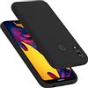 Cadorabo Custodia per Huawei P20 LITE/NOVA 3E in LIQUID NERO - Morbida Cover Protettiva Sottile di Silicone TPU con Bordo Protezione - Ultra Slim Case Antiurto Gel Back Bumper Guscio