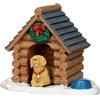 Lemax log cabin dog house