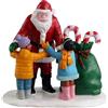 Lemax santa gets a hug