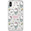 Kit cover e vetro temperato per iPhone 14 Plus Hello Kitty Delicate Flower: protezione e stile in un unico pacchetto