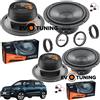Hertz Kit 4 Casse Altoparlanti Woofer Hertz C165 ANT+POST per VW T-Cross
