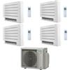 Daikin Climatizzatore GARANZIA ITALIA Daikin Serie FVXM-A Console Pavimento Perfera R32 Quadri Split Inverter 9000 + 9000 + 9000 + 12000 BTU con U.E. 4MXM68A9 Classe A+++/A++ NOVITA' 2024