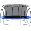 Senza Marca/Generico vidaXL Set Trampolino Rotondo 488x90 cm 150 kg