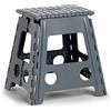 Zeller 13037 - Sgabello pieghevole in plastica, certificato TÜV, portata fino a 150 kg, circa 38,5 x 31,5 x 39 cm