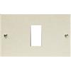 Marlanvil Spa Placca 1 Posto Resina Bianca Venus Marlanvil Compatibile Bticino Magic 1861.1F