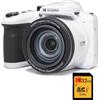 KODAK Pack Bridge Digitale Pixpro Astro Zoom AZ405 + Scheda SDHC Kodak Ultra High Speed U1 da 32 GB, fotocamera da 20 megapixel, zoom X40, grandangolo, LCD, video Full HD 1080p, OIS, batteria AA -