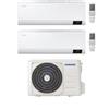 Samsung Climatizzatore Dual Split Cebu 9+12 con AJ050TXJ2KG/EU Inverter Wi-Fi Classe A++ ,