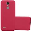 Cadorabo Custodia per LG K8 2017 in FROST ROSSO - Morbida Cover Protettiva Sottile di Silicone TPU con Bordo Protezione - Ultra Slim Case Antiurto Gel Back Bumper Guscio