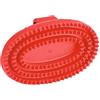 Kerbl - Chiavistello ovale in gomma dura, colore: Rosso