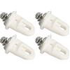 Jadeshay Clip di Fissaggio per Paraurti Anteriore, Clip per Parafango del Pannello di Rivestimento della Portiera Auto da 4 Pezzi, Clip di Fissaggio per Paraurti per C5 1.6T 1.8T 2.0T 2.3T 3.0T 407 607