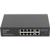 Lanberg RSFE-8P-2GE-120 switch di rete Non gestito Gigabit Ethernet (10/100/1000) Supporto Power over Ethernet (PoE) 1U Nero